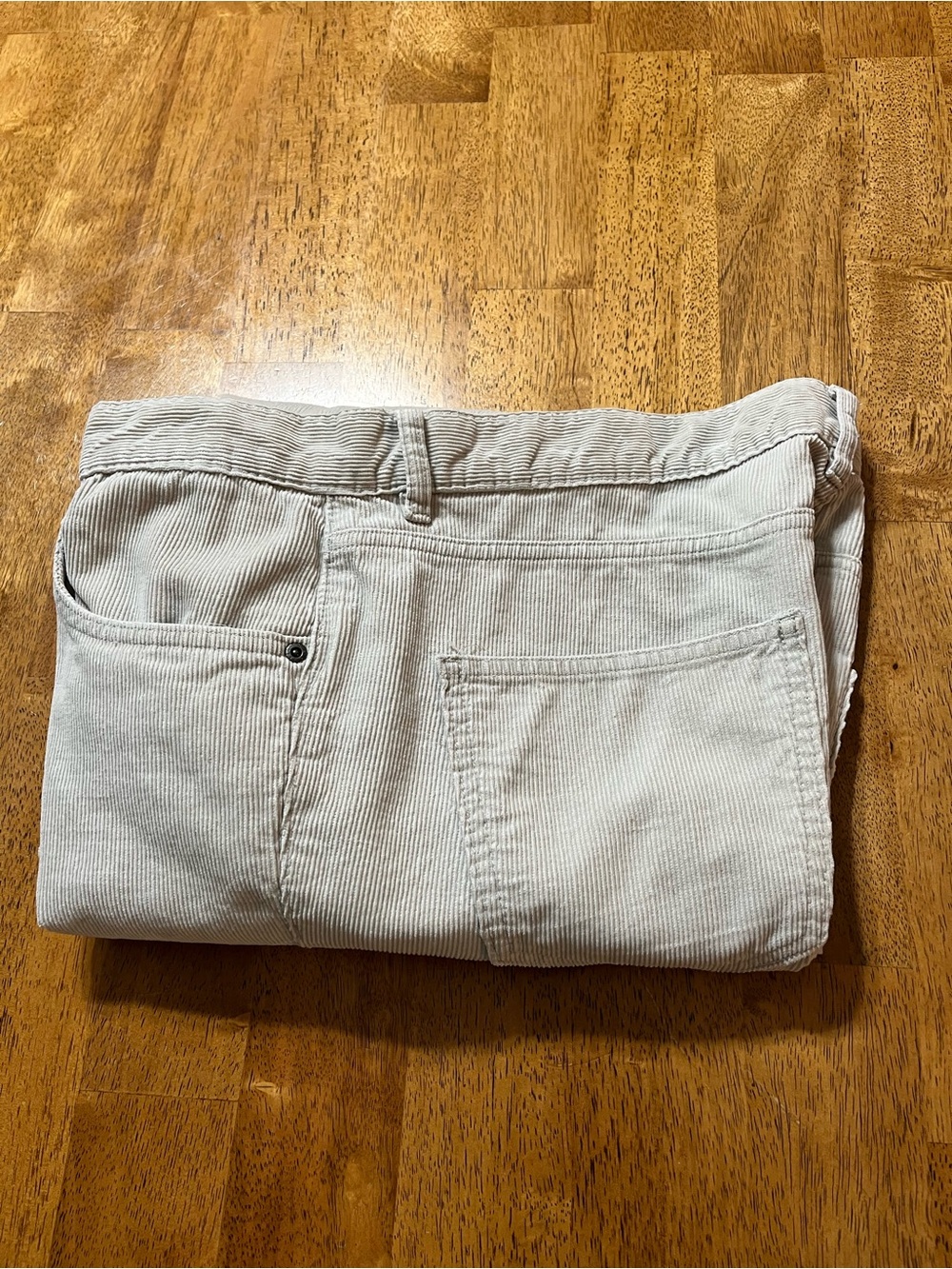 Joe Fresh Men's Corduroy Jeans in Cream-Colored Beige